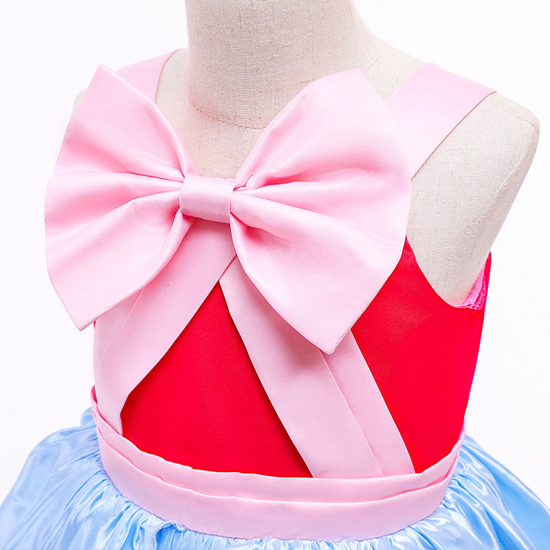 儿童女童舞蹈服蓬蓬裙七彩公主裙 佐曼琳连衣裙