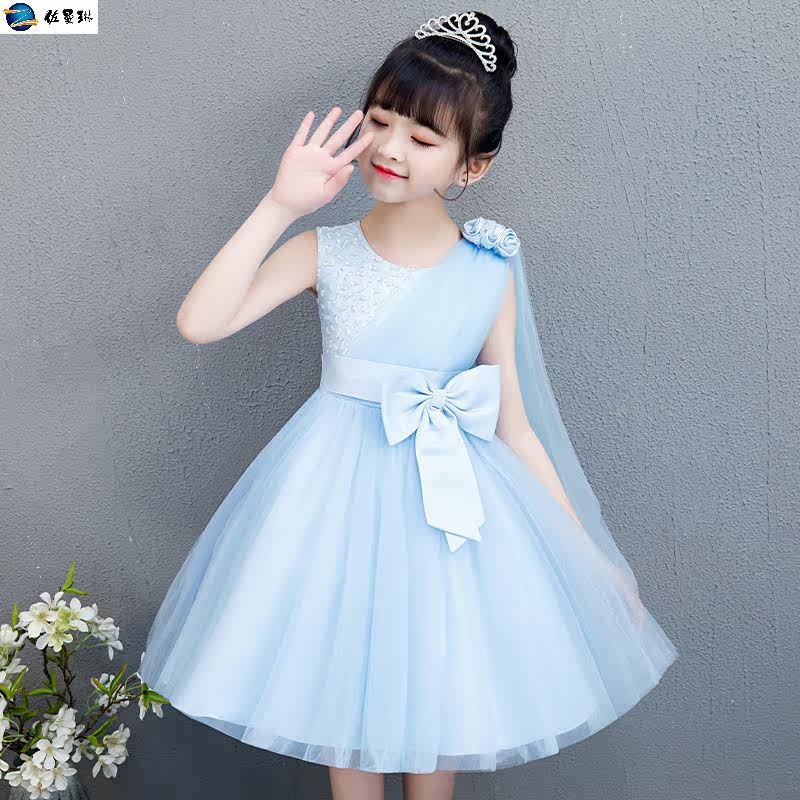 高端儿童公主裙花童女童小秋演出服 佐曼琳连衣裙