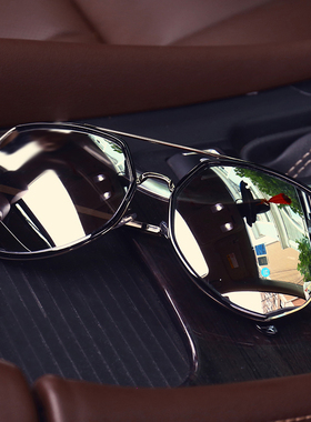 大脸墨镜男潮大号胖子圆脸太阳镜