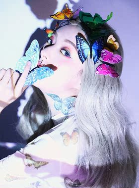 夸张写真蝴蝶结发夹发夹创意