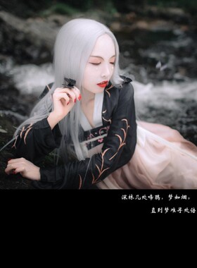 蝴蝶黑暗系戒指摄影万圣节发夹