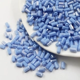 Стеклянные бусины ручной работы, серьги, прямоугольный аксессуар, DIY, 5mm