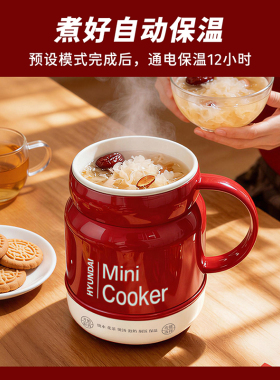 早餐杯热牛奶神器养生电热烧水杯