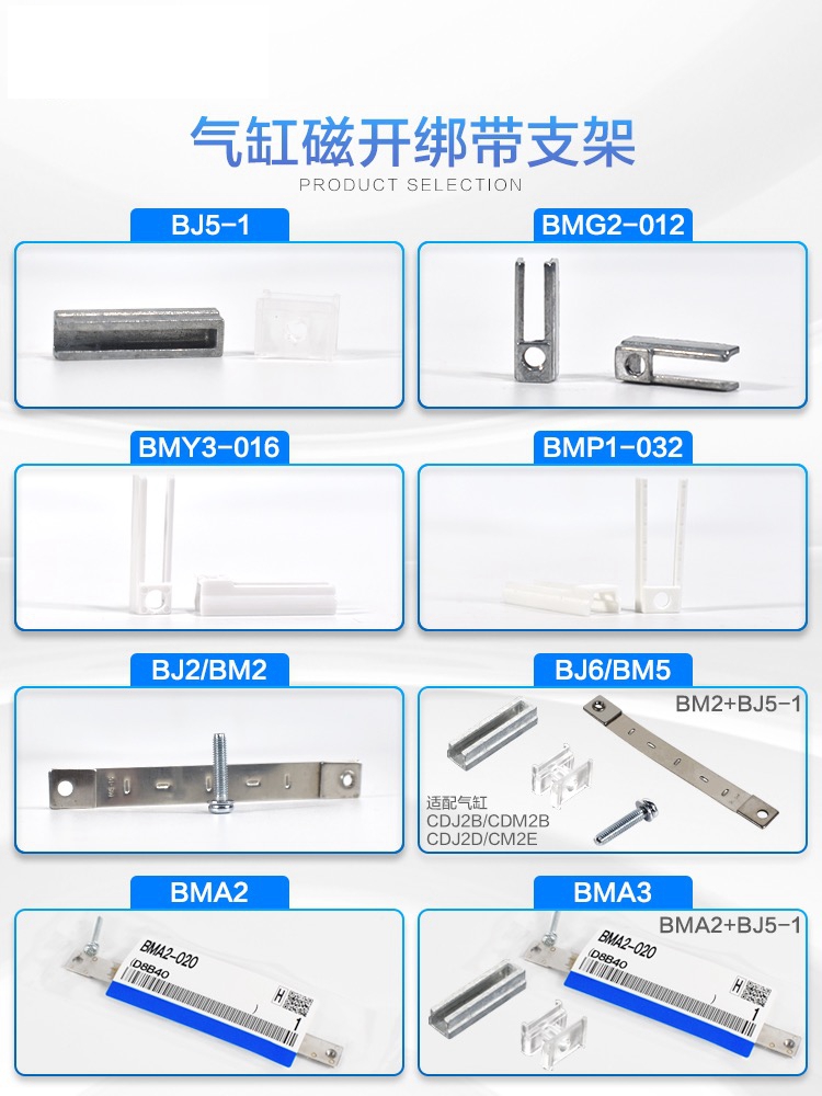 磁性开关安装绑带BMY3-BMG2-BJ2-BJ6-BMA2-BM5-01012162025324050 - 图3