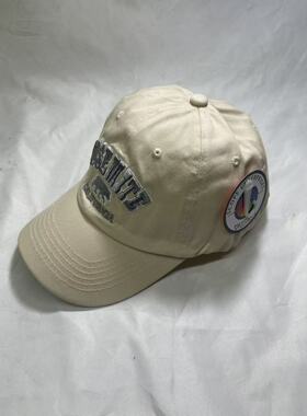 外贸尾单2025新款美式复古刺绣字母棒球帽男女同款百搭休闲鸭舌帽