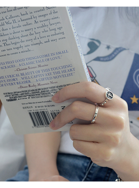 无怯小众设计戒指纯银网红女in