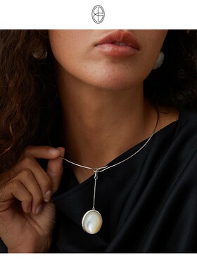 KHEMIA女士月蚀贝母吊坠项链