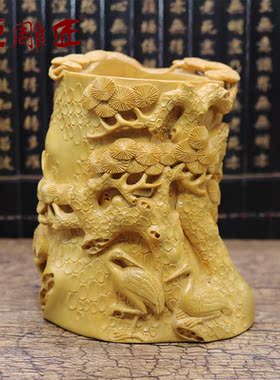 陈雕匠木雕定制来图来样黄杨木雕