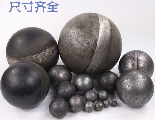 空心铁球 焊接加工护栏装饰管子球冲压工艺圆球五金铁艺配件碳钢 - 图0