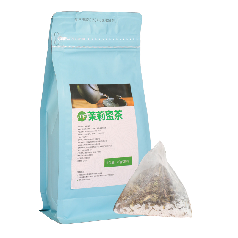 蜜粉儿奶茶店专用含糖茉莉蜜香红茶蜜桃乌龙四季春茉莉蜜茶三角包 - 图3