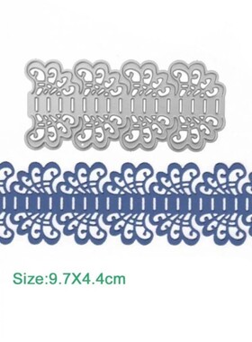 Lace Flower Edge Border Metal Cutting Dies Stencils for DIY
