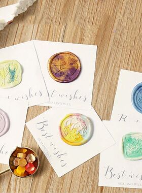 100 pcs Vintage Wax Seal For Stamps Retro wax print Beads Se