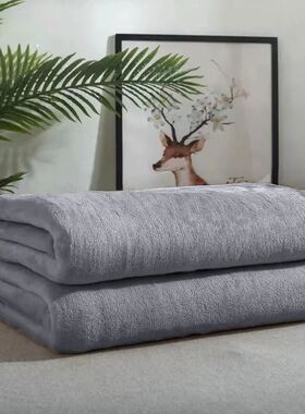 Fluffy Warm Super Soft Flannel Blanket Durable Office Bedspr