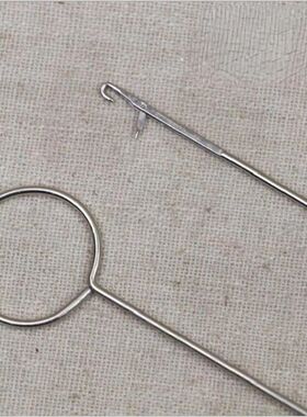 1Piece Stainless Steel Crochet Hook Loop Turner Fabric Tubes
