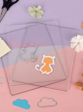 3mm Thickness Transparent Plastic Plate Size 15*19.5CM for C