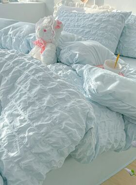 3pcs Soft Duvet ver Set (1*Duvet ver + 2*Pillowcase, Without
