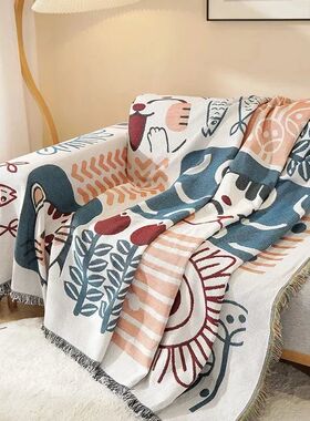 Cartoon Sofa ver Double Use Beds Blanekets Throw Blanket Pic