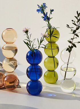 Glass Vase Nordic Home Decor Living Room Decoration Terrariu