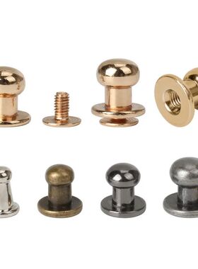 20 Sets Metal Alloy Knob Screw Rivets Studs DIY Crafts Leath