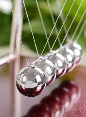 Newton Cradle Balance Steel Balls School Teaching Supplies P