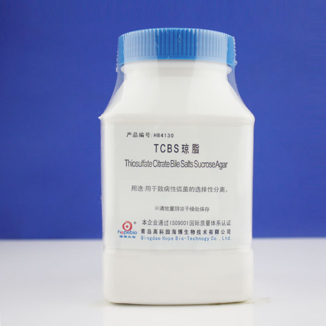 TCBS琼脂培养基干粉250g硫柠蔗琼脂水产养殖弧菌北京陆桥青岛海博 - 图0