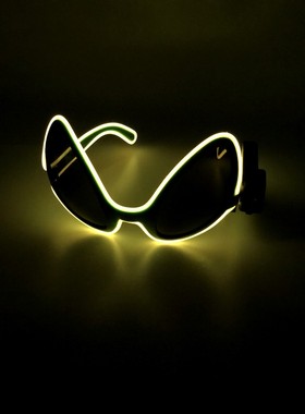 搞怪炫酷男女外星人眼镜LED发光