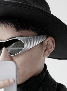 欧美炫酷未来科技感墨镜男女蹦迪