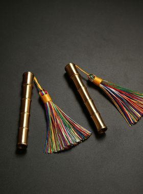 聊葫打火机黄铜火折子一吹即燃