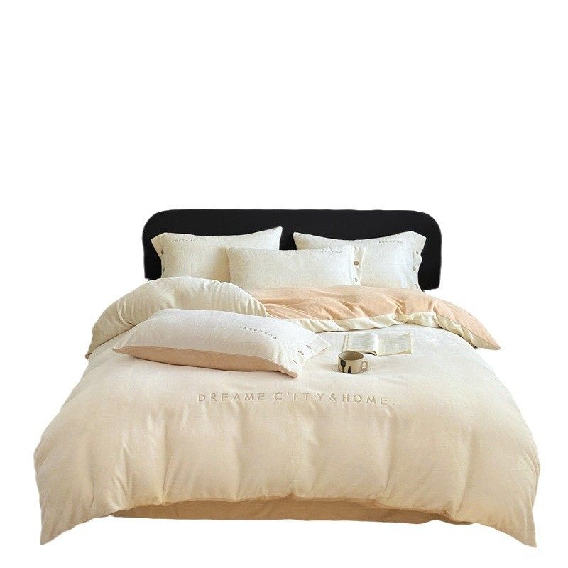 高克重牛奶绒四件套a类母婴级加厚保暖珊瑚绒床单被套法兰绒4件套,淘宝优惠券,粉丝福利购,淘宝优惠卷