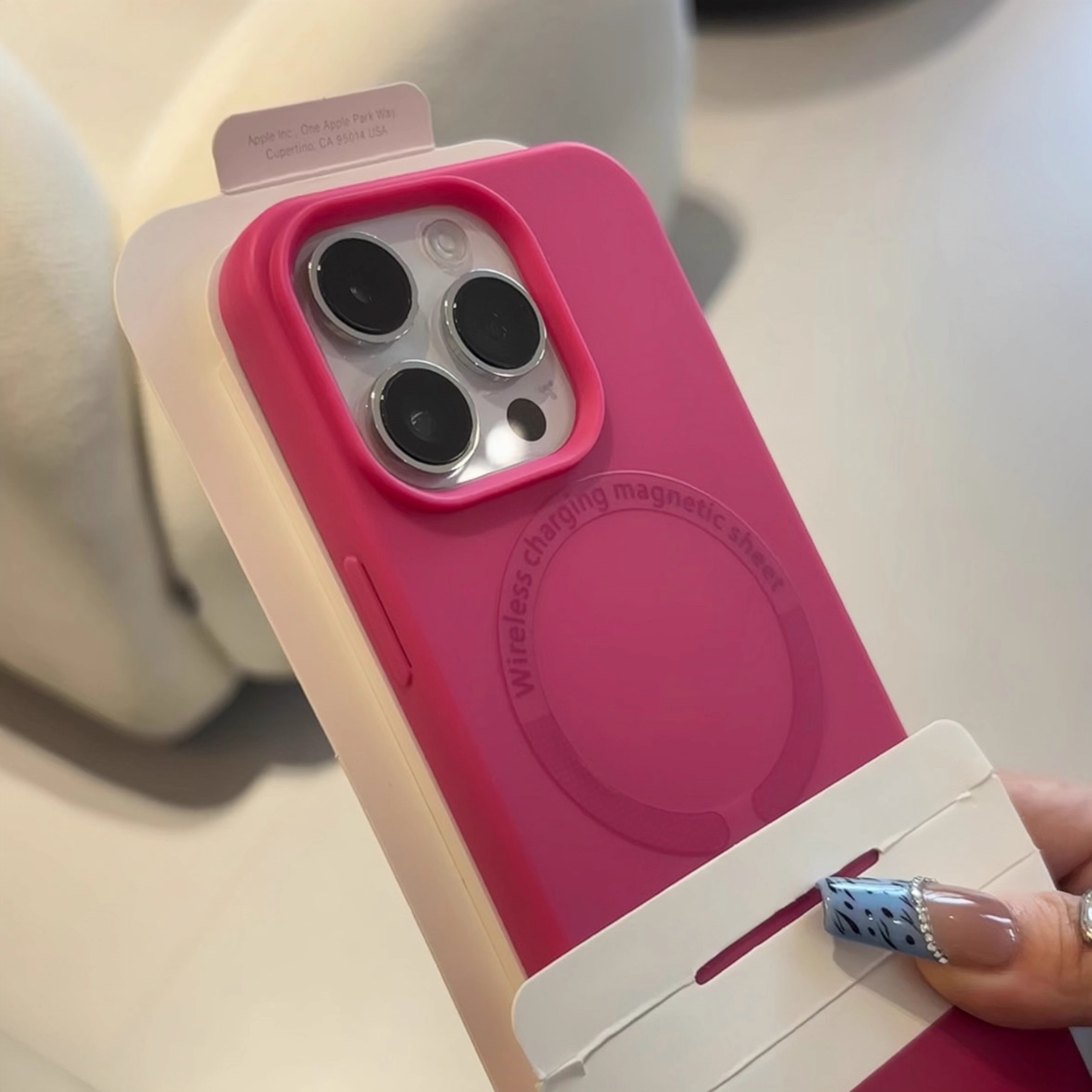 原色肤感磁吸适用苹果16promax手机壳iphone14pro新款13高颜值12简约11保护套15promax全包防摔15plus时尚套 - 图3