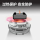 Deli space desktop vacuum cleaner is rechargeable and has long battery life