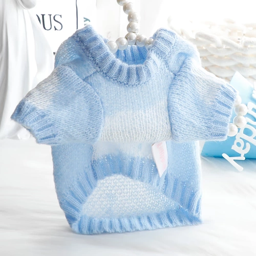 Осенний двусторонний трикотажный свитер для принцессы, с медвежатами