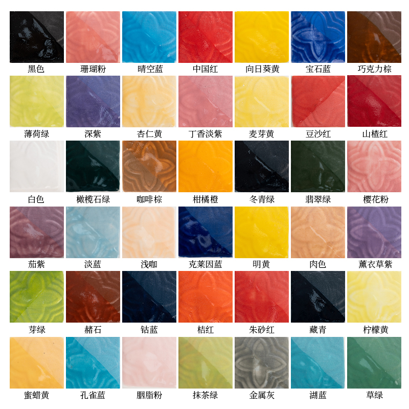 百陶会良器仓陶艺器材超市UC釉下彩浓缩剂颜料陶瓷釉料999-1305℃ - 图2