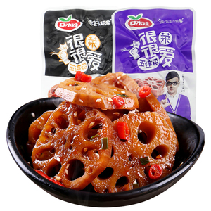口水娃香辣藕片500g