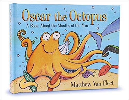 英文原版 Oscar the Octopus: A Book about the Months of the Year 章鱼奥斯卡：一本关于一年中几个月的书