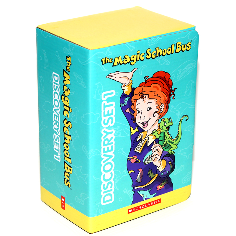 原装进口原版书 神奇校车 桥梁书版 1 Magic School Bus Discovery Set1 (with audio CD)6~16岁儿童读物英语故事书随书赠送CD - 图1