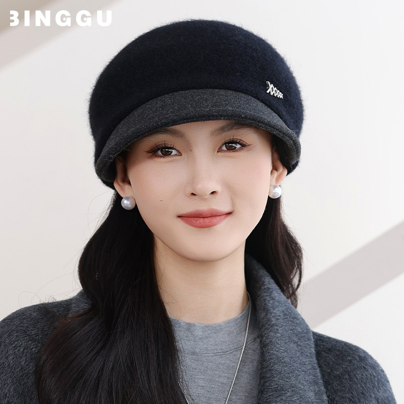 帽子女士冬季2025新款鸭舌帽中老年人妈妈奶奶时尚保暖贝雷帽洋气,淘宝优惠券,粉丝福利购,淘宝优惠卷