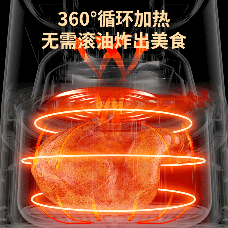 南极人家用十大新款大容量空气炸锅 南极人乐途空气炸锅