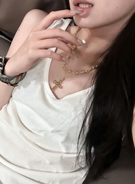 CIYAVENI巴洛克欧美十字架项链