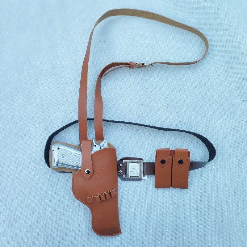 大枪套男孩M1911格洛克大手枪套921仿皮沙漠之鹰手枪袋表演出道具,淘宝优惠券,粉丝福利购,淘宝优惠卷