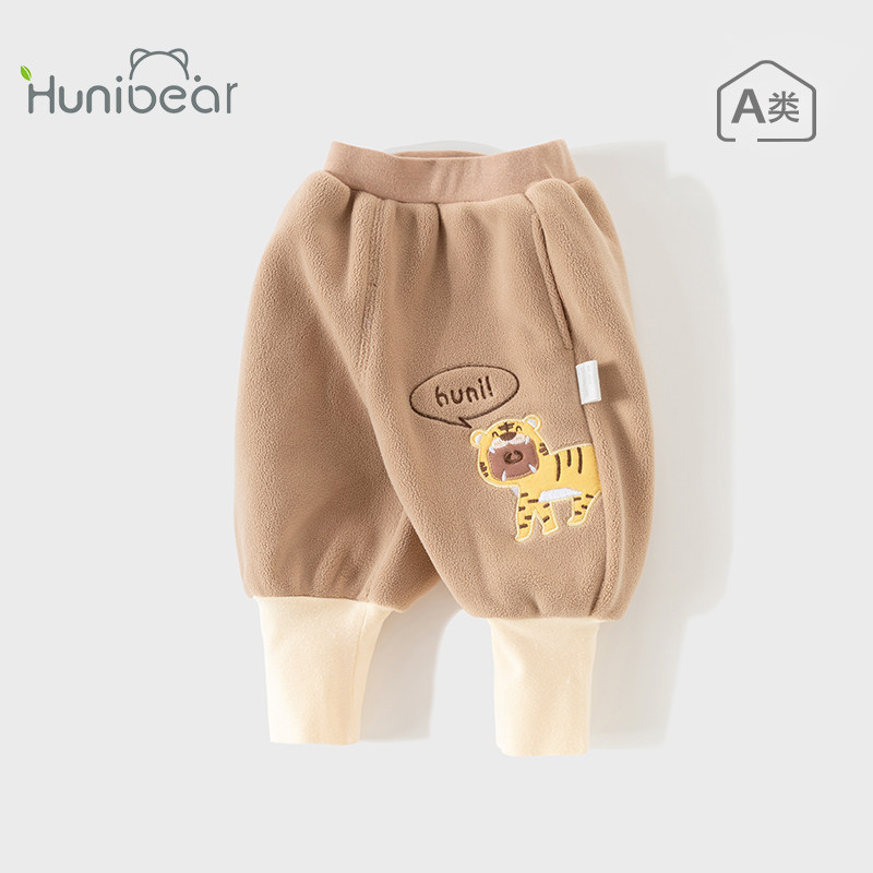 欢喜小熊婴儿秋冬款长裤宝宝冬季保暖休闲裤子儿童冬装束脚裤衣服,淘宝优惠券,粉丝福利购,淘宝优惠卷