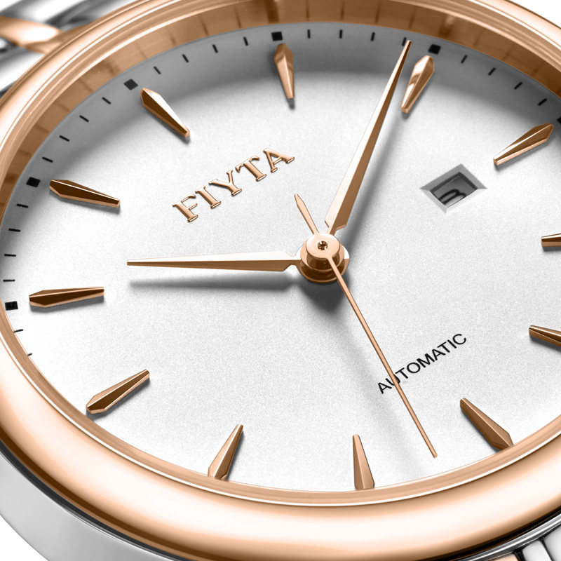 飞亚达女士钢带机械防水商务机械表 飞亚达深圳国产腕表