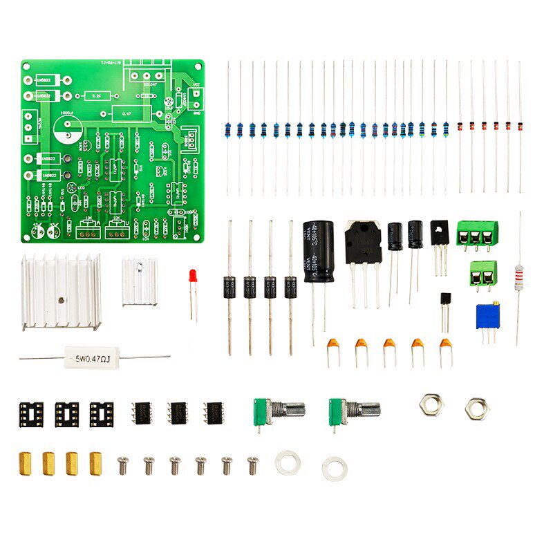 0-30V 2mA-3A可调直流稳压电源套件电子实验室DIY焊接TJ-56-119,淘宝优惠券,粉丝福利购,淘宝优惠卷