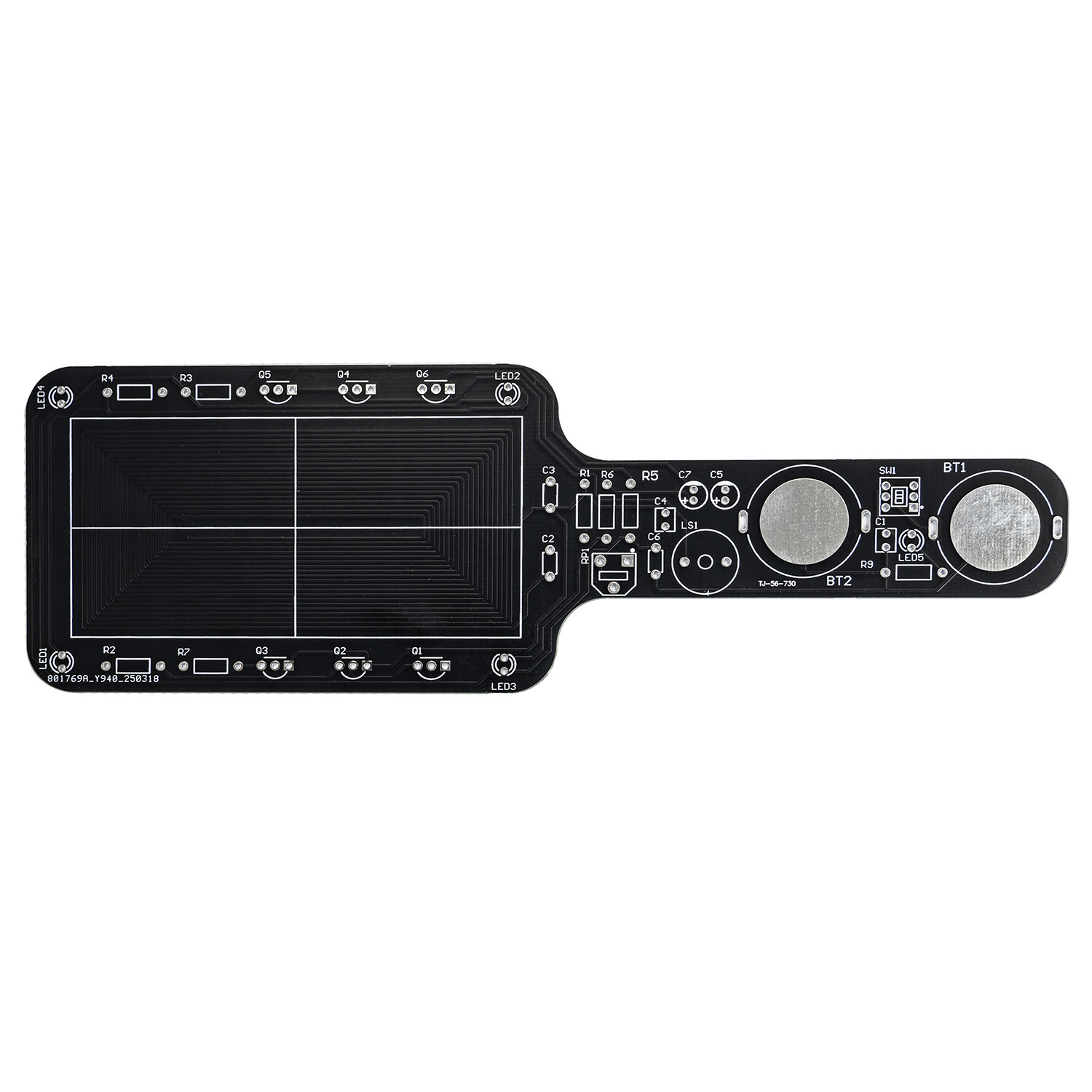 手持式金属探测器套件电子DIY焊接练习电路板板制作散件TJ-56-730,淘宝优惠券,粉丝福利购,淘宝优惠卷