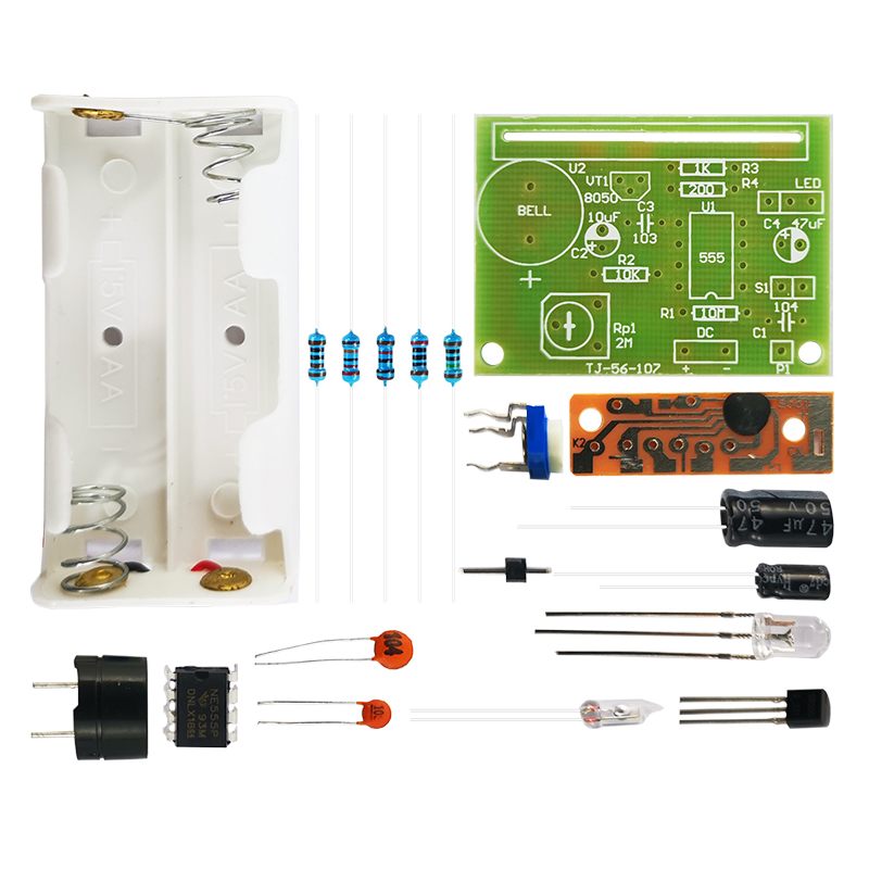 触摸振动报警器套件电子制作DIY教学实训散件焊接电路板TJ-56-107