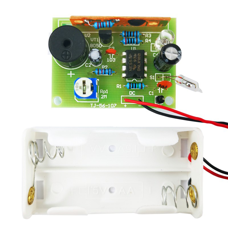 触摸振动报警器套件电子制作DIY教学实训散件焊接电路板TJ-56-107