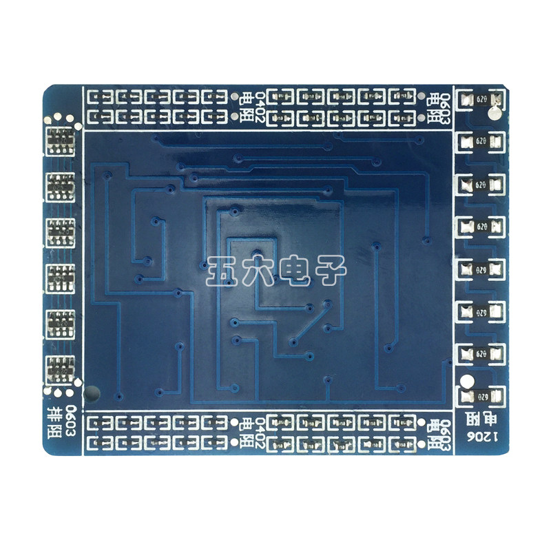 贴片元件焊接练习板CD4017+NE555流水灯DIY套件技能实训TJ-56-242,淘宝优惠券,粉丝福利购,淘宝优惠卷