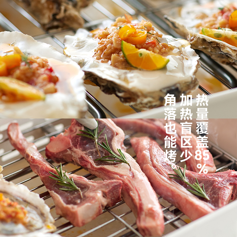 Olayks automatic sausage grilling three-in-one electric grill pan