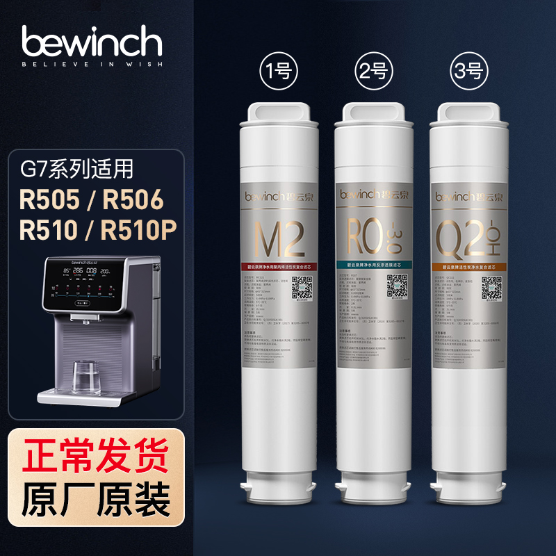 碧云泉G7系列净水器滤芯R506/R505/R510净水机滤芯官网旗舰原厂 - 图2