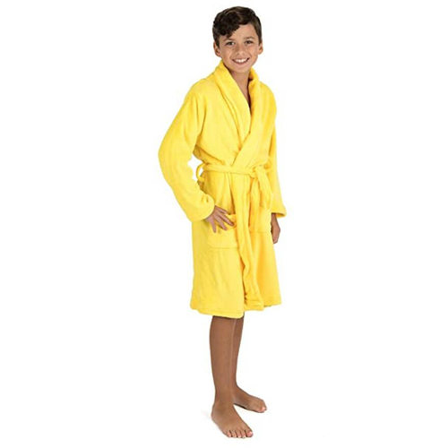 浴巾睡衣儿童浴袍法兰绒连帽系带睡袍洗澡浴衣Children bathrobes - 图0